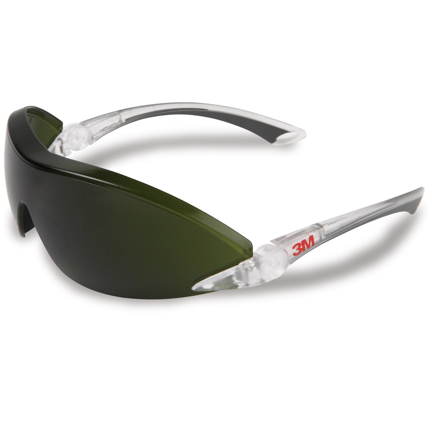 Gafas de seguridad ligeras con ocular verde IR 5.0 para soldadura 3M 2845 - Referencia 2845